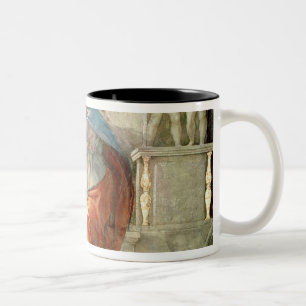 Sistine Kapellen-Decke: Delphic Sibyl Zweifarbige Tasse