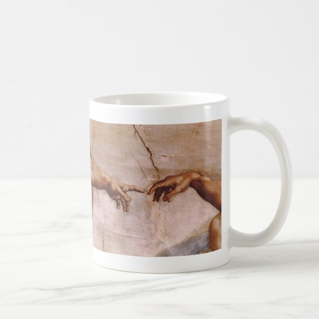 Sistine Kapellen-Decke Kaffeetasse (Rechts)