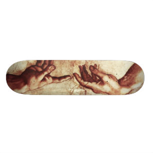 Sistine Kapellen-Schaffung von Adam-Skateboard Pro Skateboard