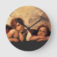 Sistine Madonna 2 Angels by Raphael