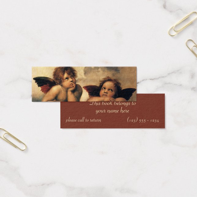 Sistine Madonna Angels par Raphael Sanzio (Bureau)