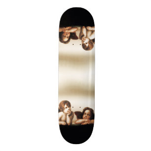 Sistine Madonna Engel-Denken Skateboard