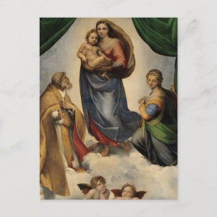 Sistine Madonna par Raphael Carte postale