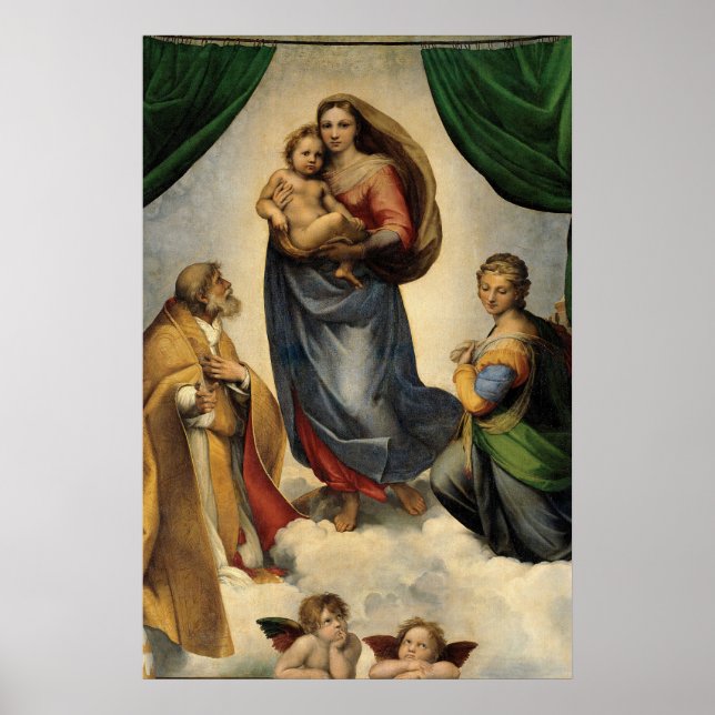 Sistine Madonna Poster (Vorne)