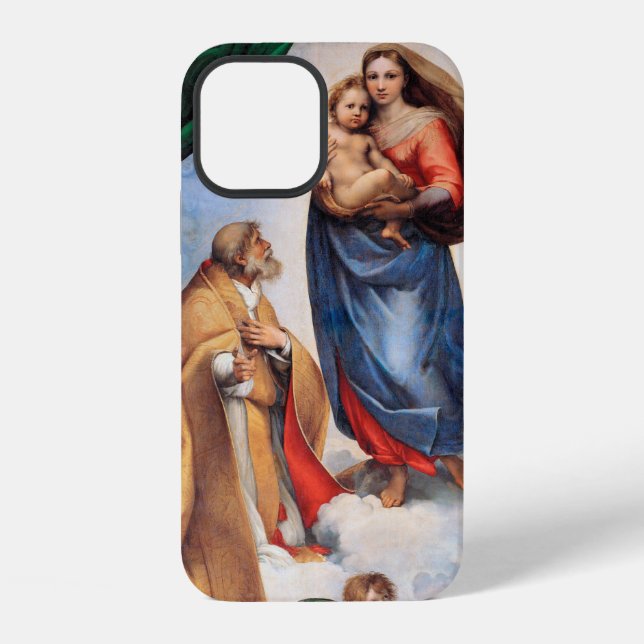 Sistine Madonna, Raphael iPhone 12 Hülle (Rückseite)
