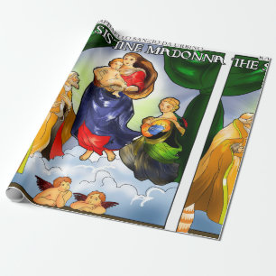 Sistine Madonna Wrapping Paper Geschenkpapier