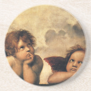 Sistinische Madonna Engel von Raffael Sanzio Untersetzer
