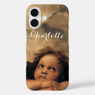 Sistinische Madonna Engel von Raphael Sanzio iPhone 16 Hülle
