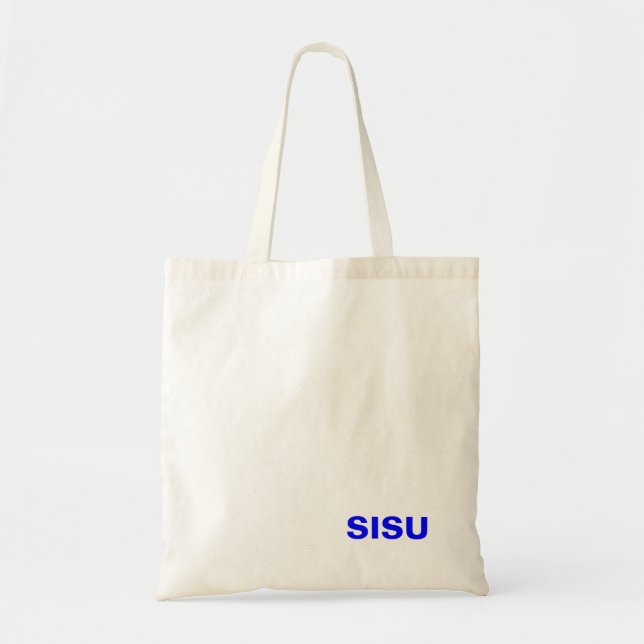 SISU Beschaffenheit u. Geist der finnischen Tragetasche (Vorne)