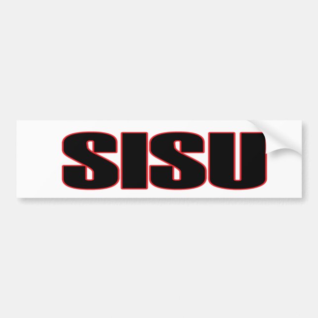 Sisu Bumper Sticker du Michigan (Devant)