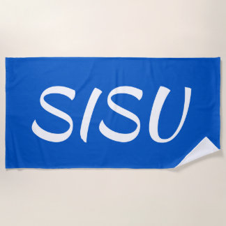 SISU Finnisches Badetuch (blau)