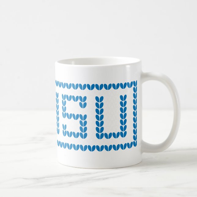 Sisu Herz-Strick-Tasse 1 Kaffeetasse (Rechts)