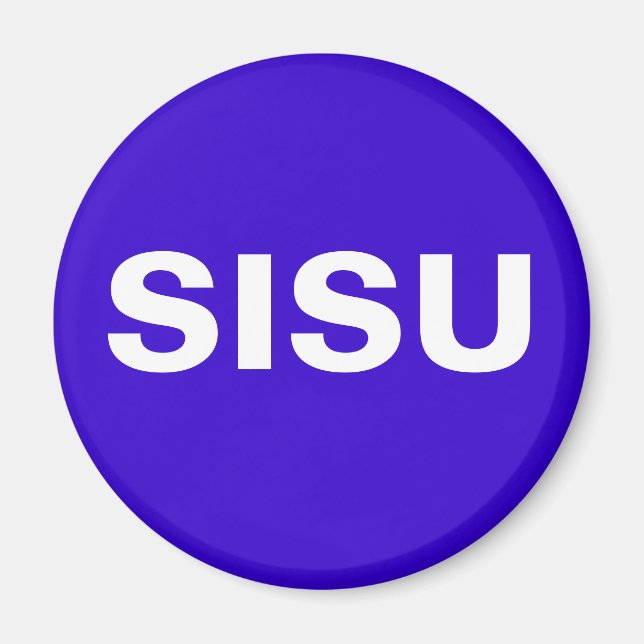 SISU Magnete Natur & Geist des Finnischen Volkes Magnet (Vorne)