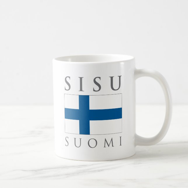 Sisu Suomi Kaffeetasse (Rechts)