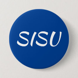 SISU-Taste (rund) Blau; Finnische Schaltfläche) Button