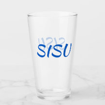 SISU Tumbler finlandais en verre (police alternati