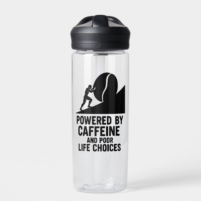 Sisyphus Coffee Grind Funny Sarcastic Quote Tasse Trinkflasche (Vorderseite)