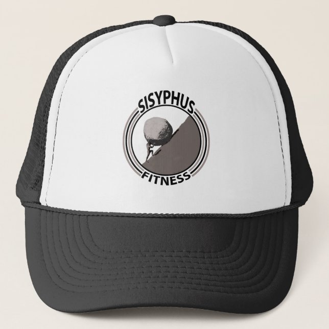 Sisyphus Fitness Truckerkappe (Vorderseite)