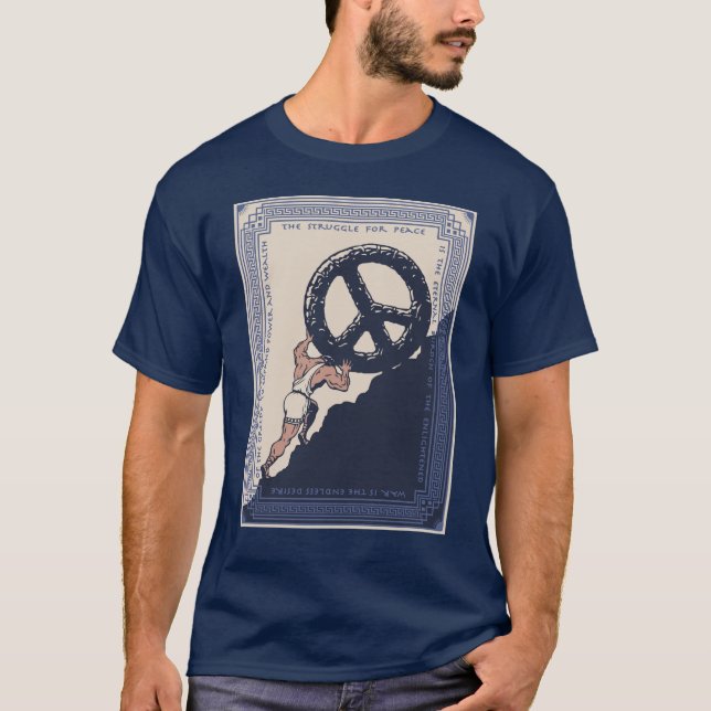 Sisyphus Frieden T-Shirt (Vorderseite)