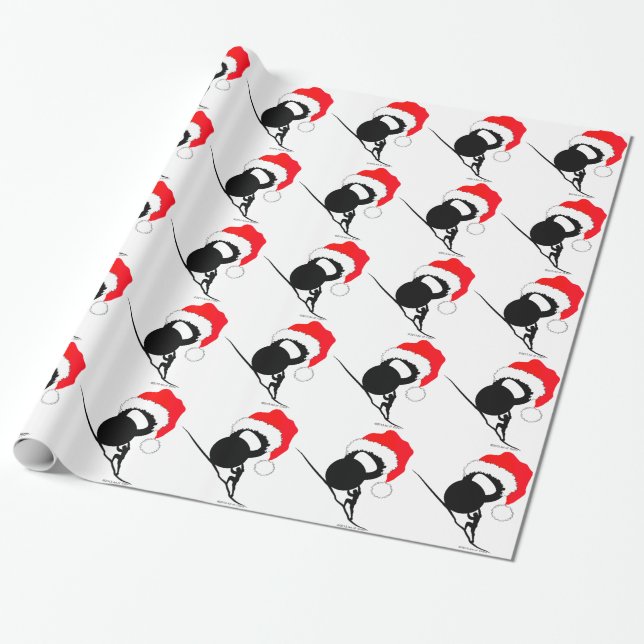Sisyphus Kettlebell Frohe Weihnachten Geschenkpapier (Ungerollt)