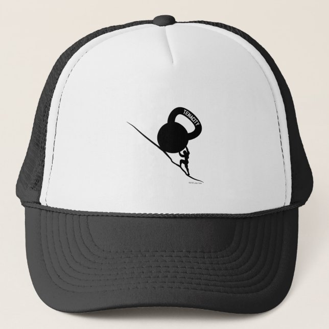 Sisyphus Kettlebell Tenacity T - Shirt Truckerkappe (Vorderseite)