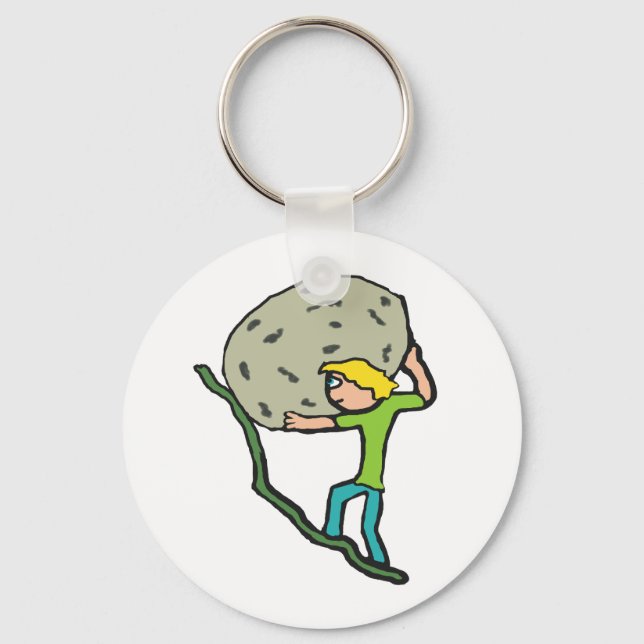 Sisyphus Schlüsselanhänger (Vorderseite)