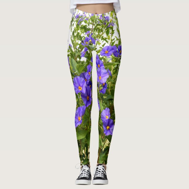 Sisyrinchium Angustifolium Leggings (Devant)