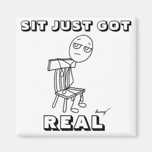 SIT EINFACH REAL Magnet GOT