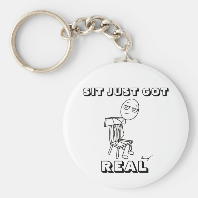 SIT NUR GOT WIRKLICHER Schlüsselanhänger (Vorne)