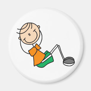 Sit Ups Strichmännchen Magnet