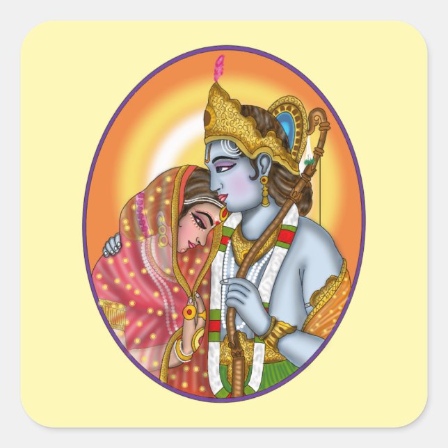 Sita Ram Aufkleber (Vorderseite)