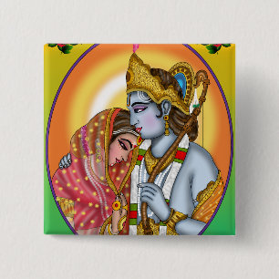 Sita Ram Knopf Button