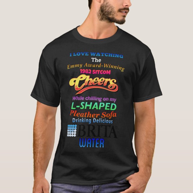 Sitcom from my Pleather Sofa girl family T-Shirt (Vorderseite)