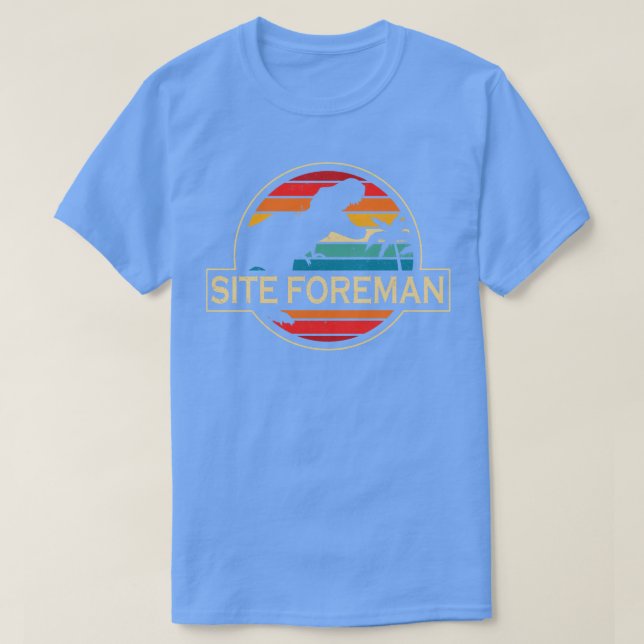Site Foreman Dinosaur T-Shirt (Design vorne)