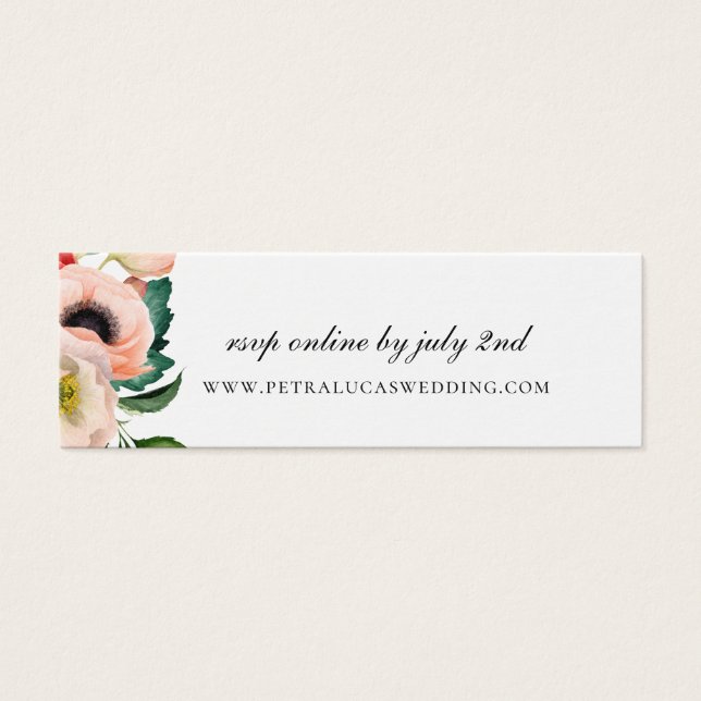 Site Mariage Bohemian Blooms RSVP (Devant)