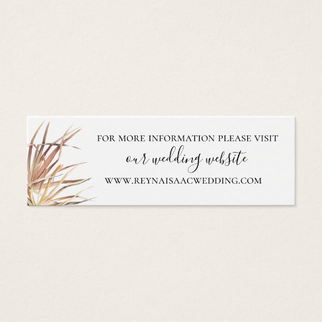 Site Mariage Palm Fronds (Devant)