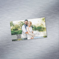 Site mariage QR Overlay 25 Cartes à aimants photo