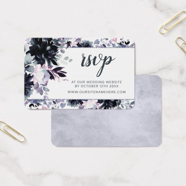 Site Web Mariage floral néonatal RSVP Insérer des  (Bureau)