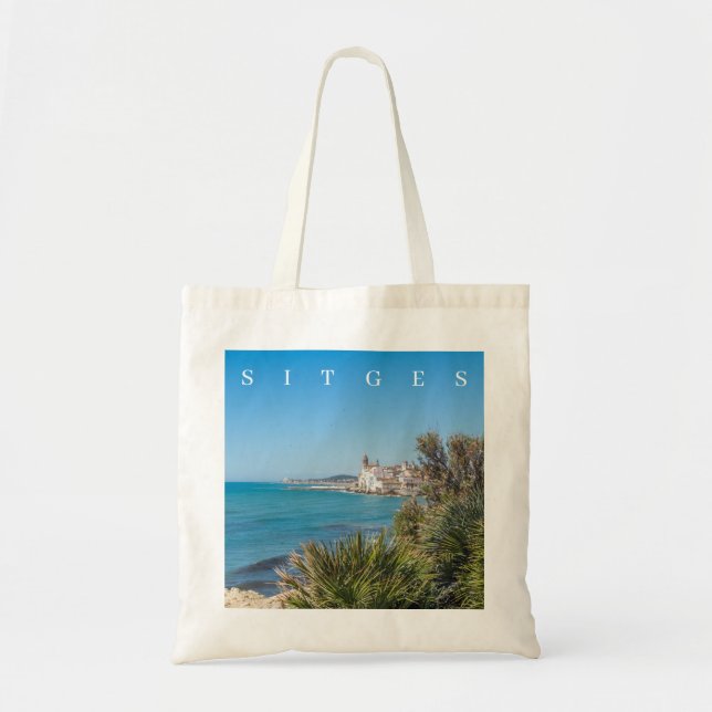 Sitges Panoramablick Toskoffer Tragetasche (Vorne)