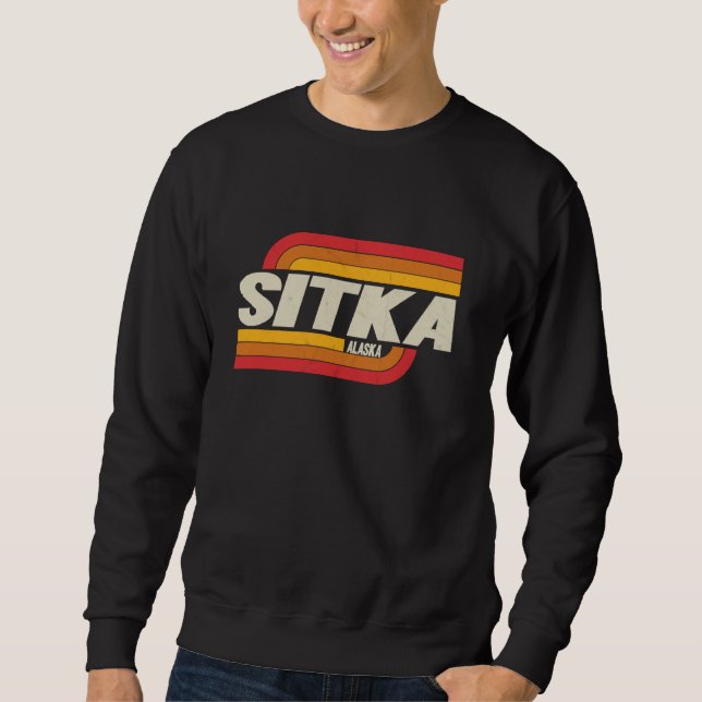 Sitka AK Vintage Souvenir Sweatshirt (Vorderseite)