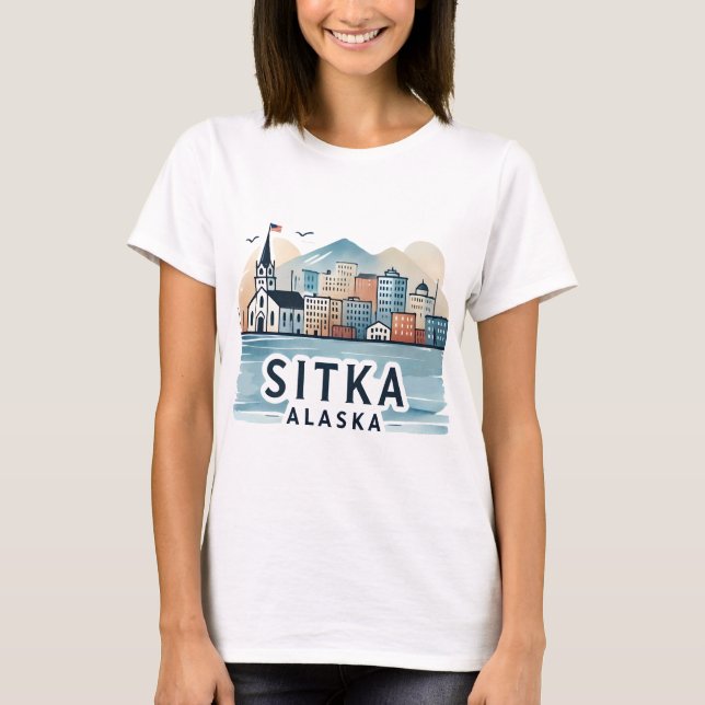 Sitka Alaska T-Shirt (Vorderseite)