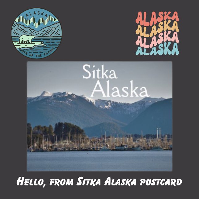 Sitka Alaska Travel Postkarte (Von Creator hochgeladen)