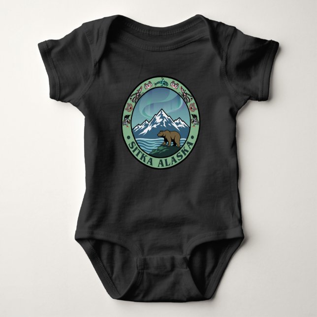 Sitka Alaska United States Baby Strampler (Vorderseite)