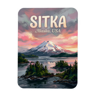 Sitka Sound Alaska Reise Magnet