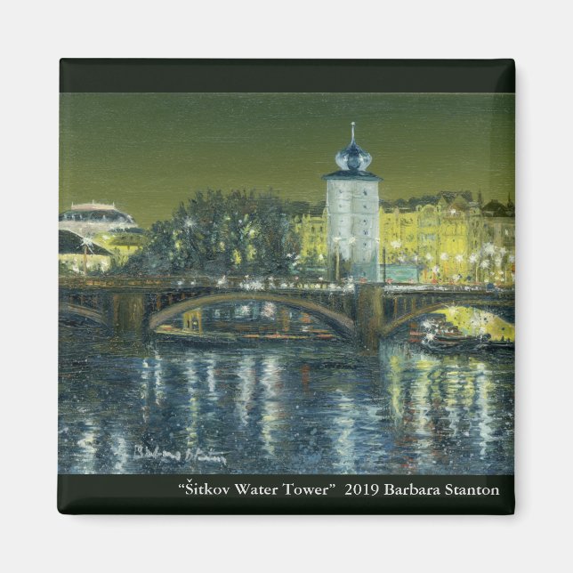 "Šitkov Water Tower" Magnet (Vorne)