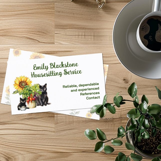 Sitter im Haus Visitenkarte (Von Creator hochgeladen)