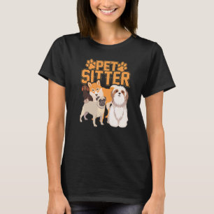 Sitterhunde Sitter und Trainer Sitzplatz T-Shirt
