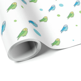 Sittich-Polka-Punkt-Geschenkpapier Geschenkpapier