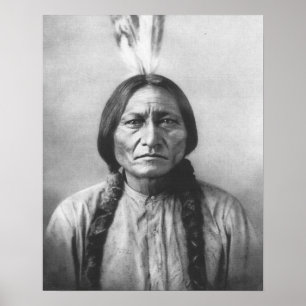 Sitting Bull Print Poster