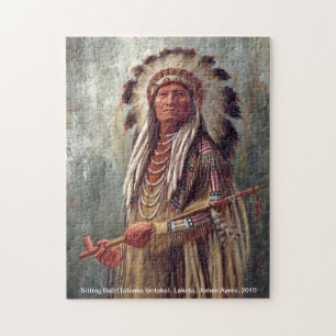 Sitting Bull, Ureinwohnerleiterpuzzlespiel